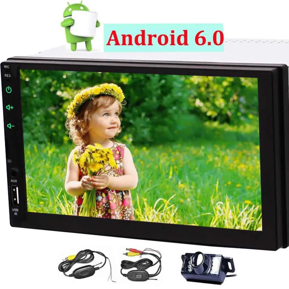 

Eincar Double din 2 din Auto Radio in Dash Android Car Stereo Headunit Multimedia Car radio Player 7'' full touch screen FM/AM
