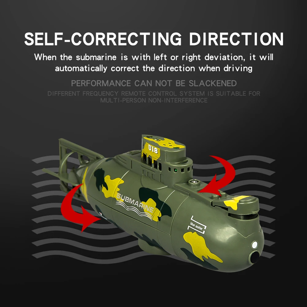 6CH инфракрасный мини-субмарина с дистанционным управлением перезаряжаемый Дайвинг корабль обучающая игрушка детский подарок