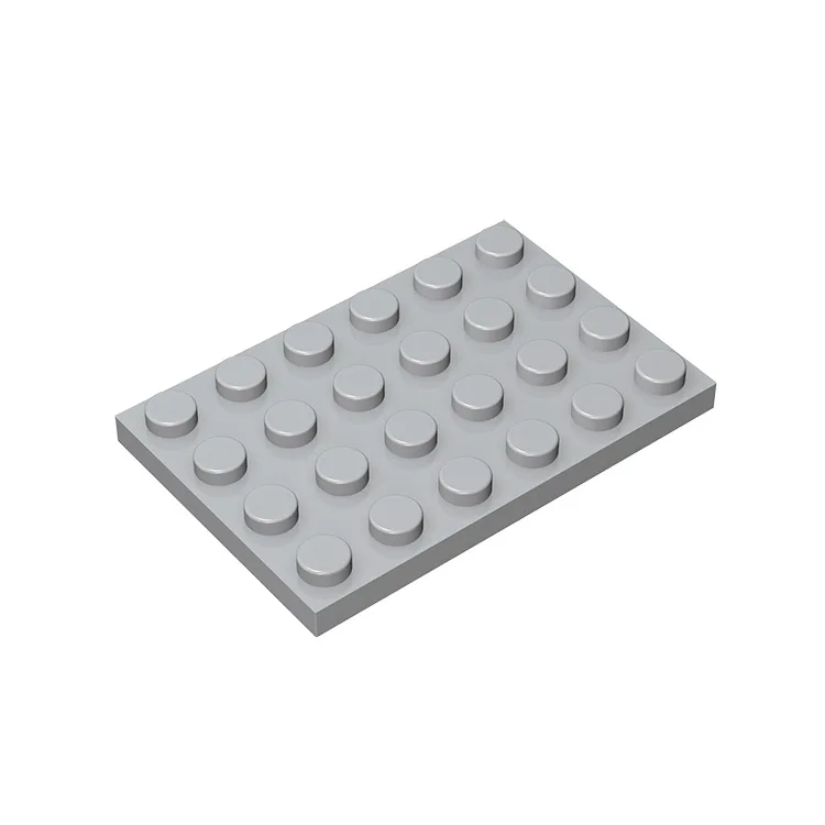 BuildMOC совместимые сборы частицы 3032 4x6 для строительных блоков детали сделай сам