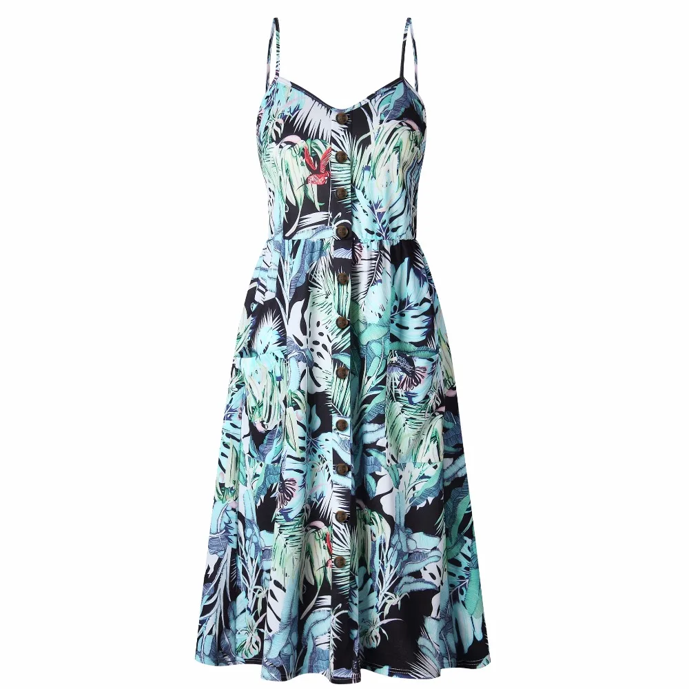 Summer Dress Women Off Shoulder Strap Bohemian Sundress Female Sleeveless Pocket Red White Vintage Sexy Beach Dress Vestido 2020