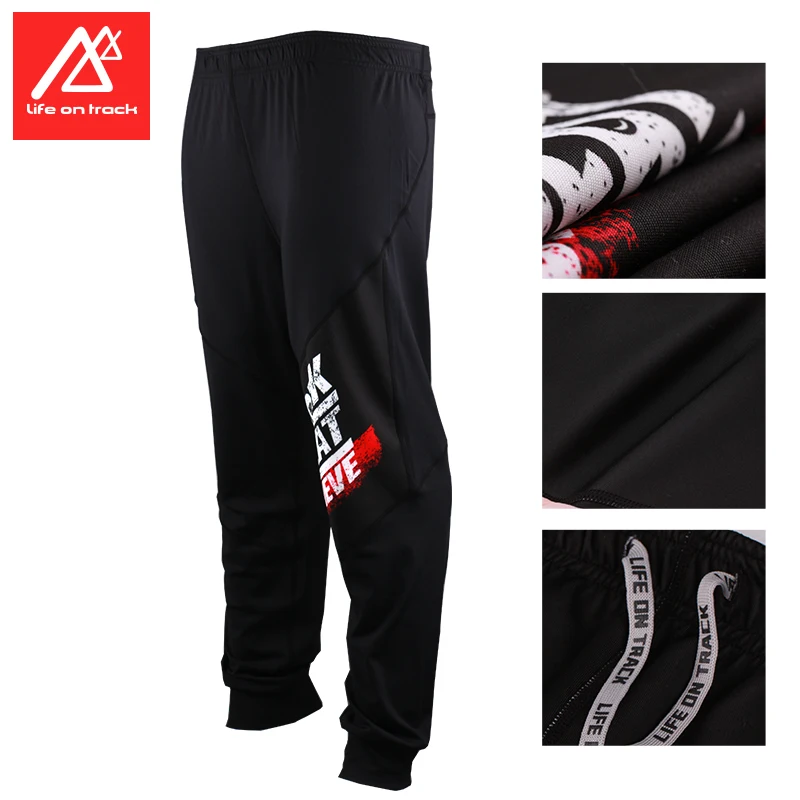 

Life on Track Compression Cool Dry Sports Tights Pants Baselayer Running Leggings Yoga Rashguard Men Cool Dry Sports