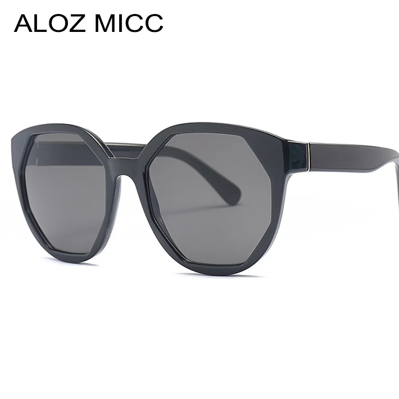 Женские квадратные солнцезащитные очки ALOZ MICC Винтажные Солнцезащитные оверсайз
