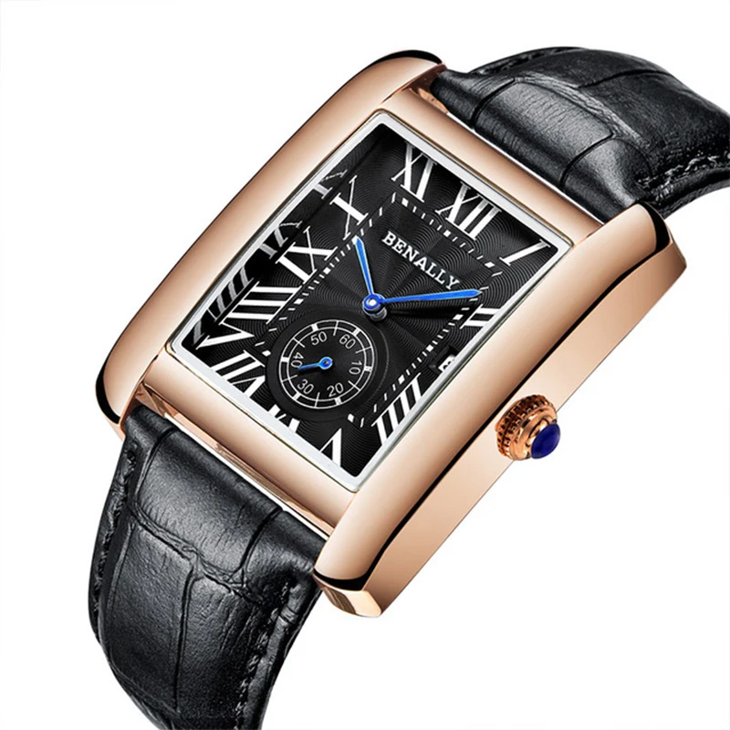 

2019 relogios Watch Men Luxury Sport Quartz wristwatch clock Mens Watches Leather Business Waterproof watch Relogio Masculino