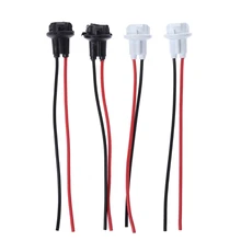 2 PCS Caminhão Fio Conector do Cabo Da Lâmpada de Carro Auto Lâmpada Luz Lâmpadas LED Soquete