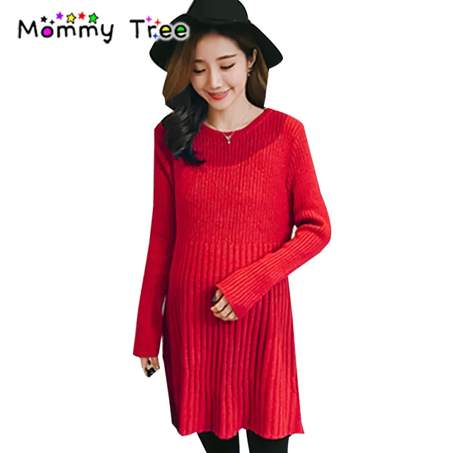 Red Maternity Dress