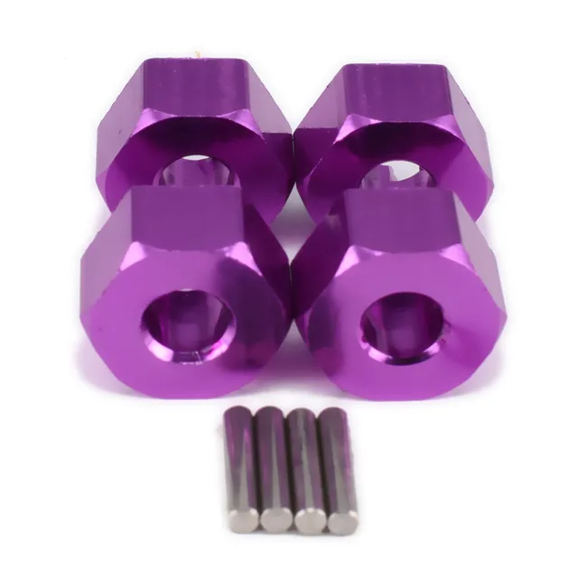 Best Offers M12 12mm Aluminum Drive Wheel Hub Hex Adapter For 1/10 RC Model Car Buggy Truck Hop-Up Parts HSP Axial HPI Traxxas Himoto 7mm