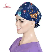 Хирургическая Кепка( хлопковая кепка для докторов и медсестер в стоматологическом салоне красоты