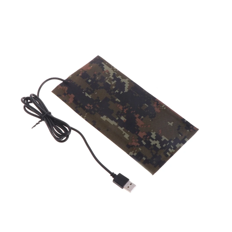 Водонепроницаемый ПЭТ USB тепло коврик рептилия углеродного волокна постоянная грелка кровать 5 Вт 7 Вт низкое энергопотребление - Цвет: 10x20cm