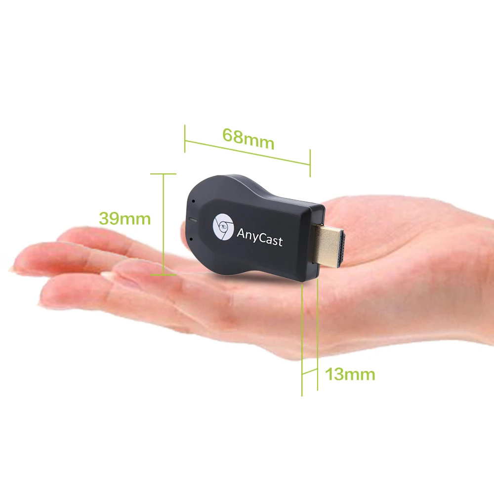 Media Player AnyCast M2 WiFi Display Receiver DLNA Miracast Dongle TV Stick for Windows Android iOS Mac Device HDMI 1080P