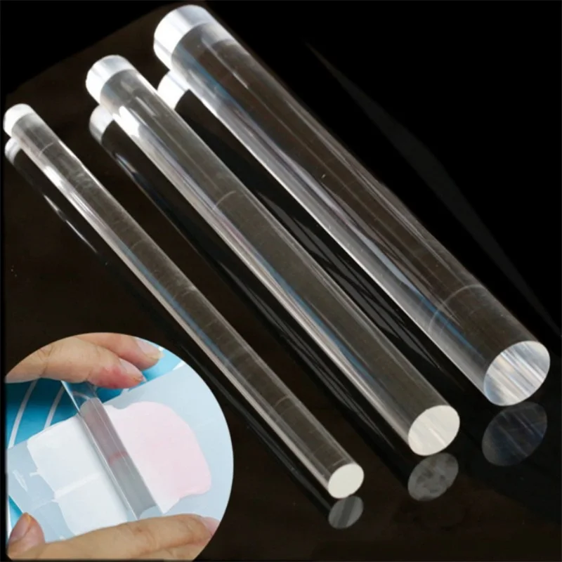 

Pastry Boards Texture Embossing Acrylic Rolling Pin Various Designs for Cake Icing Decorating