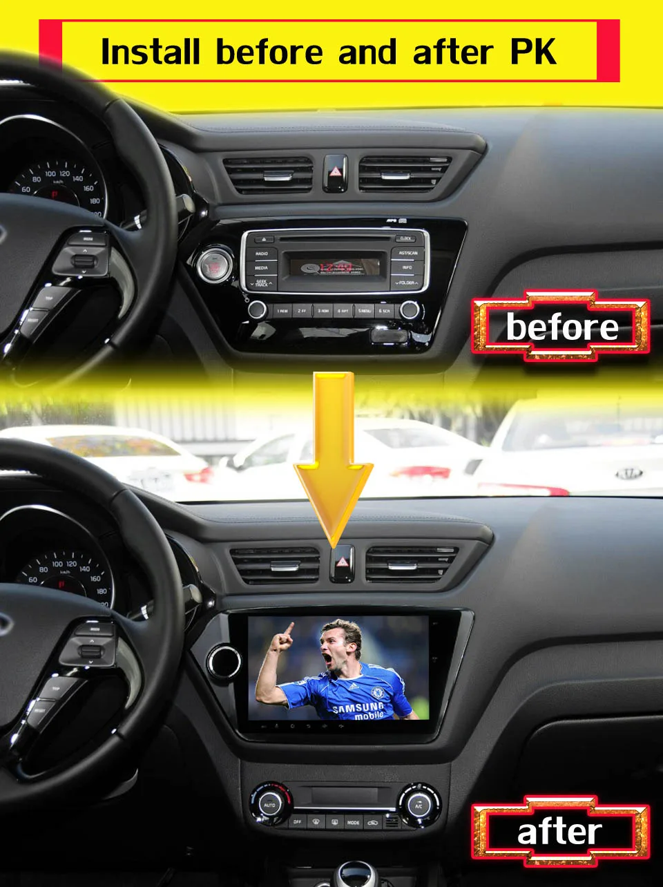 Clearance 2+32 android car dvd player GPS navigation 2 din car stereo 9 inch 1024*600 for Kia k2 RIO 2010 2011 2012 2013 2014 2015 2016 26 Clearance 2+32 android car dvd player GPS navigation 2 din car stereo 9 inch 1024*600 for Kia k2 RIO 2010 2011 2012 2013 2014 2015 2016 26