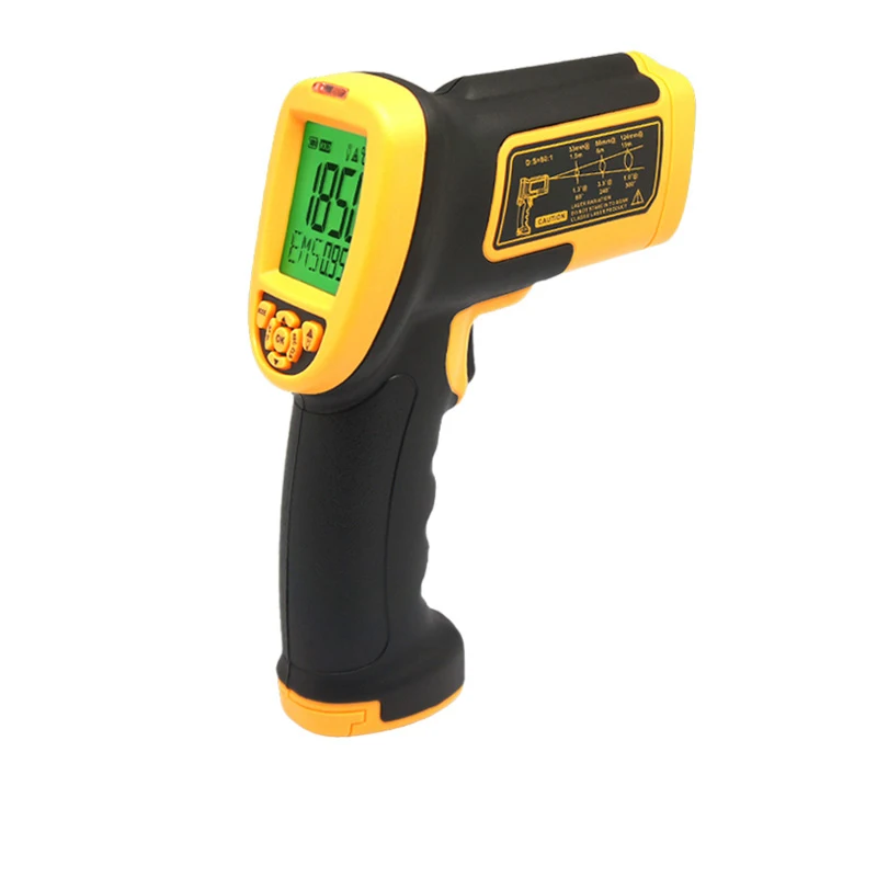

With Box Non-contact Laser LCD display Digital Infrared thermometer temperature Meter Gun point 200-1850 degree thermometro