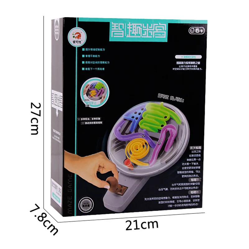 Bola de Mármore Jogo de Quebra-cabeça Lidar com a Bola do Labirinto Magia Intelecto Perplexo Bolas Magnéticas iq Equilíbrio Brinquedo Brinquedos Clássicos Educacionais 3d 11 brinquedo, brinquedos clássicos educacionais lidar com a bola do labirinto