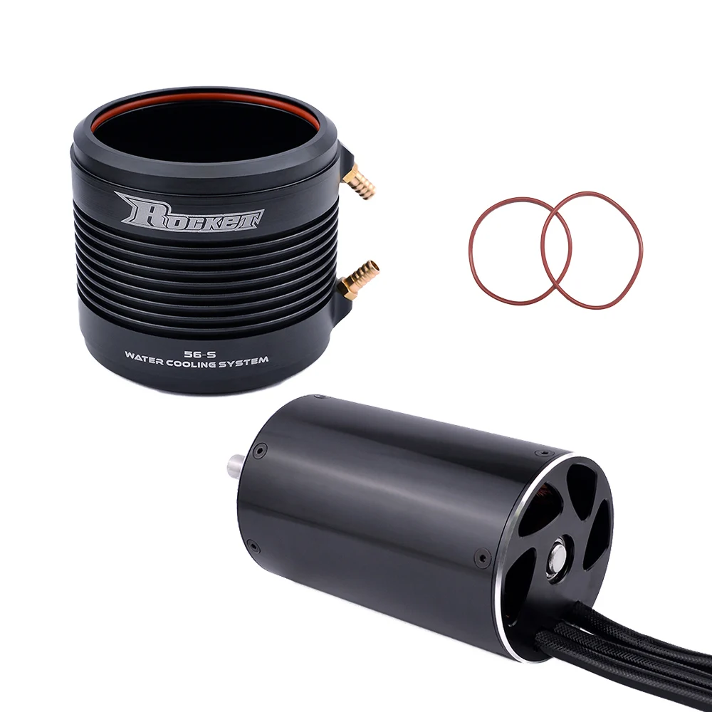 

RC Boat Rocket Brushless Motor 5692 730KV w/ 56-S Water Cooling Jacket Set for Surfboard 1.5m or Above RC Boats Parts