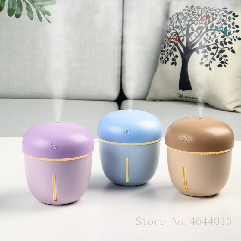 

400ML USB Air Humidifier Car Air Purifier Mini Ultrasonic Cool Mist Humidifiers Aromatherapy Diffuser Mist Maker with light