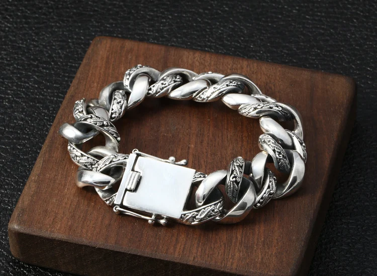 Charm Women's bracelets Bangle 925 Sterling Silver Jewelry for men femme friendship Bracelet pulseras mujer moda B32