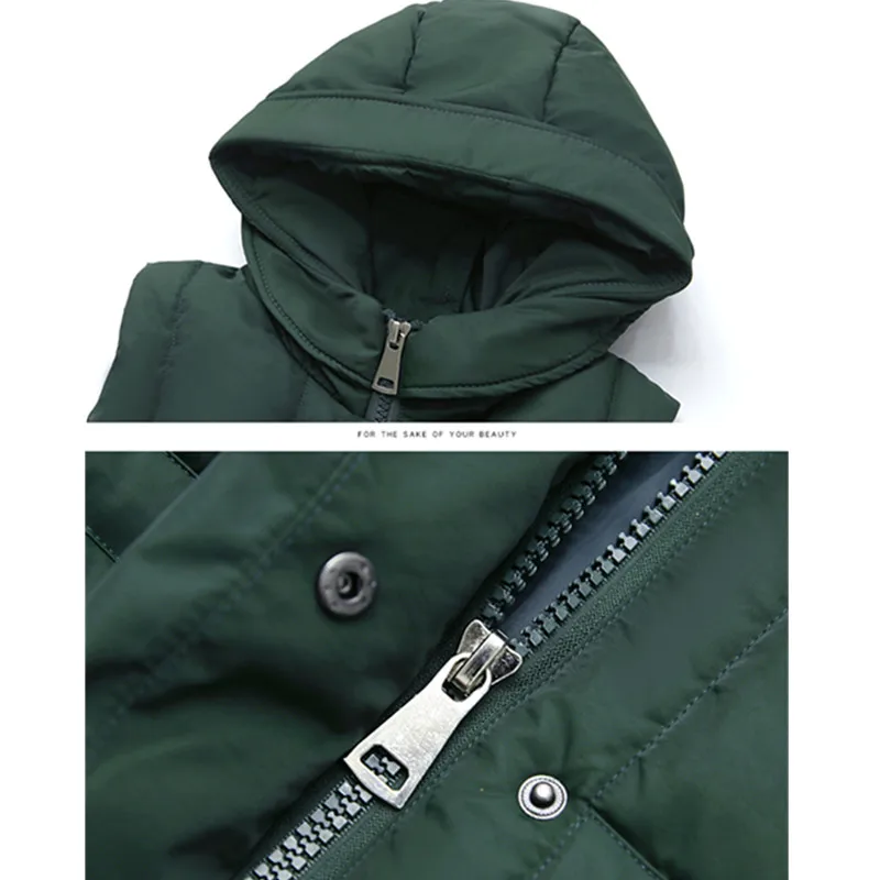 Vers Coréenne Moyen Parkashy922 À Femme Long Lâche Capuche purple Nouvelle Coton dark Mode Rembourré Veste D'hiver Gilet Bas Le Chaude Black Femmes white Green x8tAqpZ