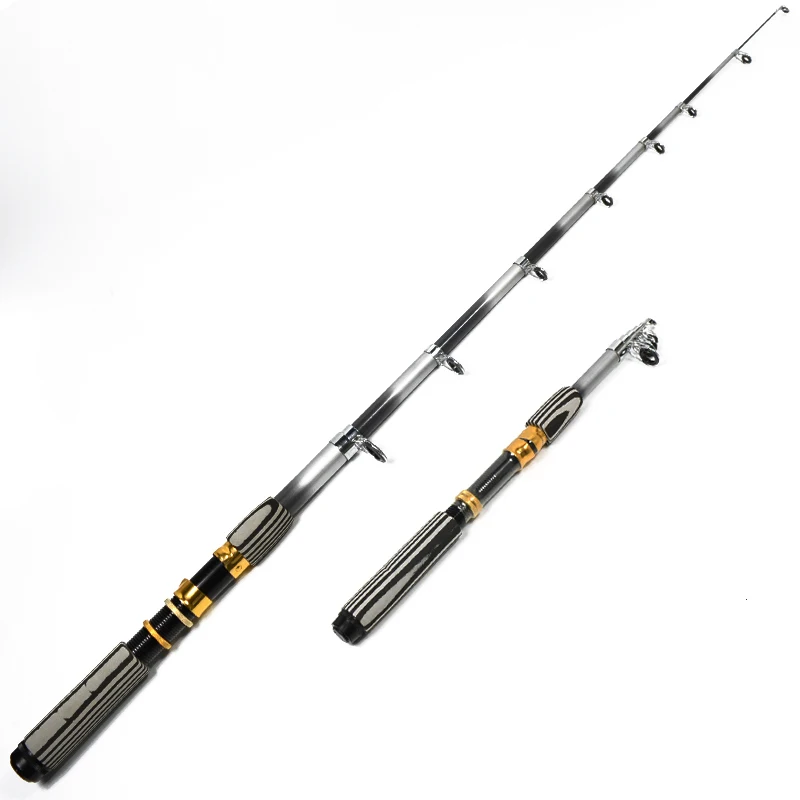 

High Quality Mini Portable Sea Fishing Rod 90% Carbon Fiber Pole EVA Handle Travel Fishing Rod 1.3/1.5/1.8/2.1/2.4/2.7/3.0M