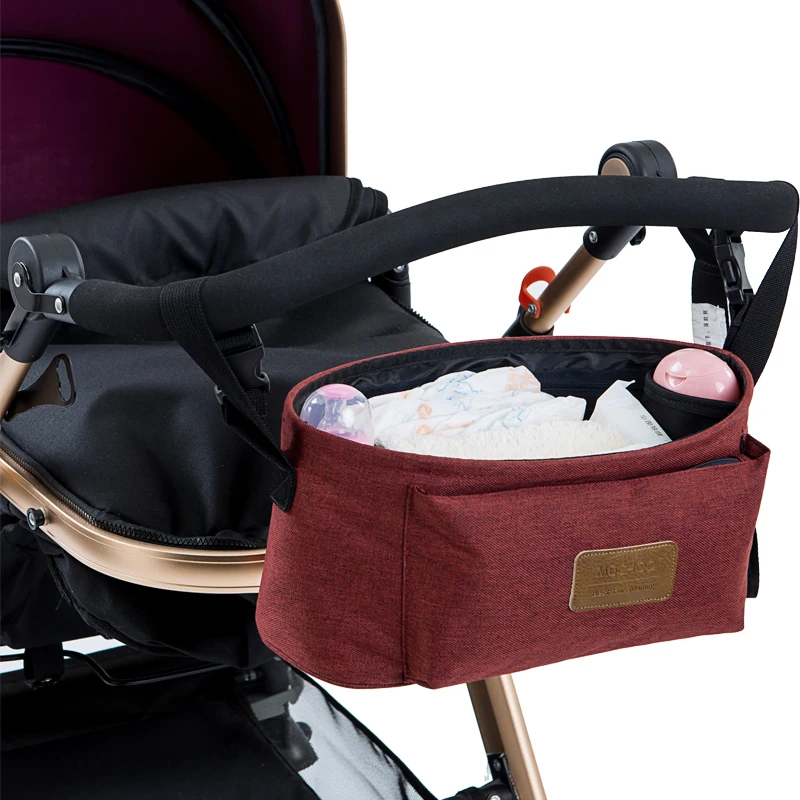 

Baby Stroller Organizer Universal Cup Bag Baby Carriage Pram Pushchair Cup Holder Stroller Accessories Bag for Kinderwagen