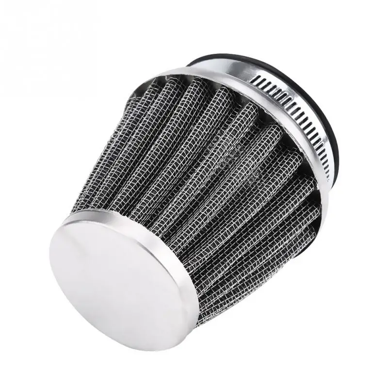 Motorcycle Air Intake Filter Universal Motorcycle Motorbike Air Intake Flow Filter Cleaner with 42//48//50//60mm engine inlet 48MM