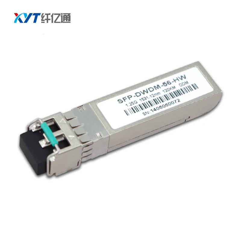 

Hot Pluggable Optic Transceiver Module Duplex LC Connector 1000M 1.25G DWDM SFP 120km