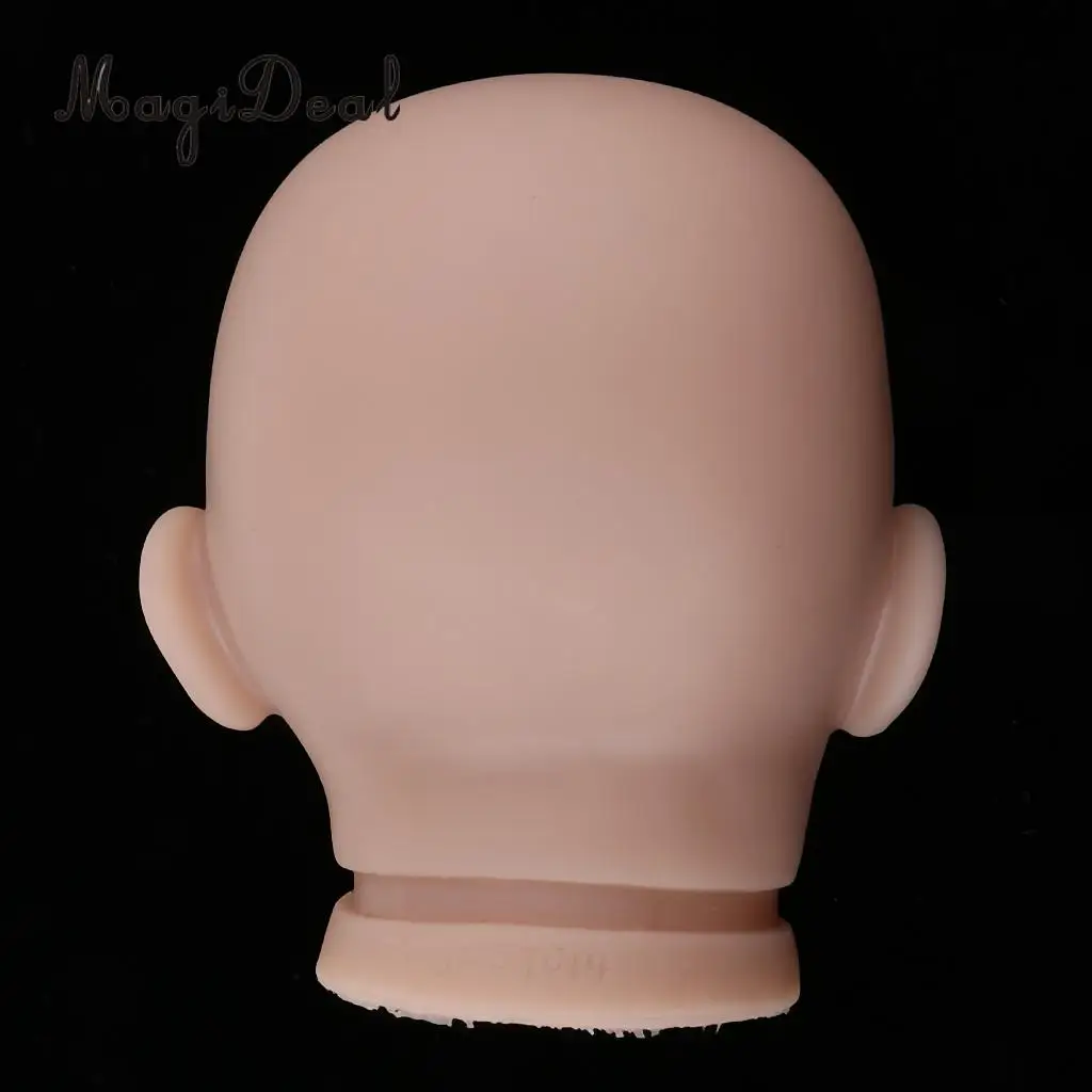20inch Vinyl Unpainted Reborn Boy Doll Head Mold Kits Newborn Baby Doll DIY Making #1