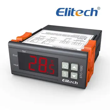 

Temperature Controller STC-1000 All-purpose Digital Thermostat Temperature Calibration with Temperature Sensor Probe