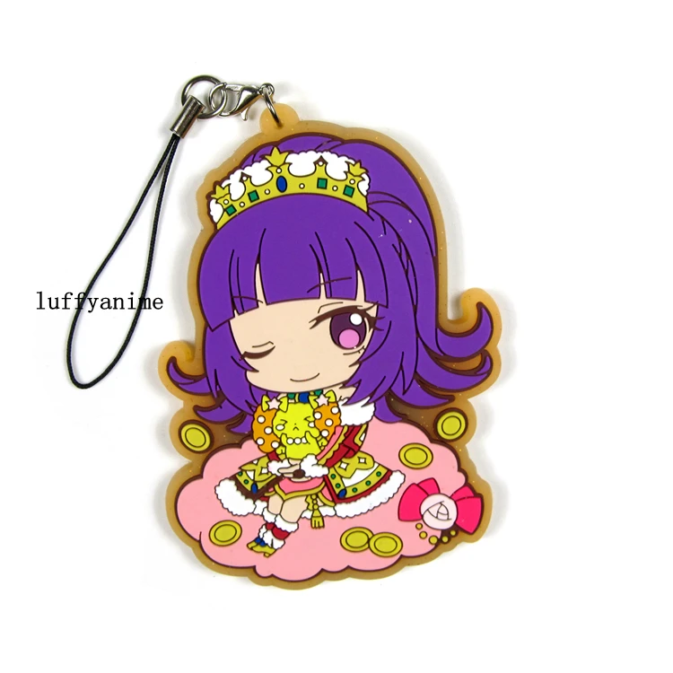 Pripara резиновая подвеска Falulu Manaka Laala Garuru японский аниме мультфильм ПВХ игрушка