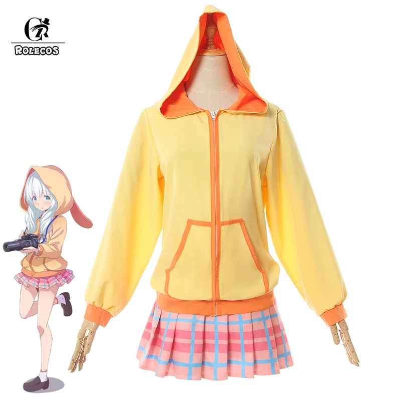 

ROLECOS Anime Would you love a pervert as long as she's cute Koharu Otori Cosplay School Student Uniform Costume Women Cosplay