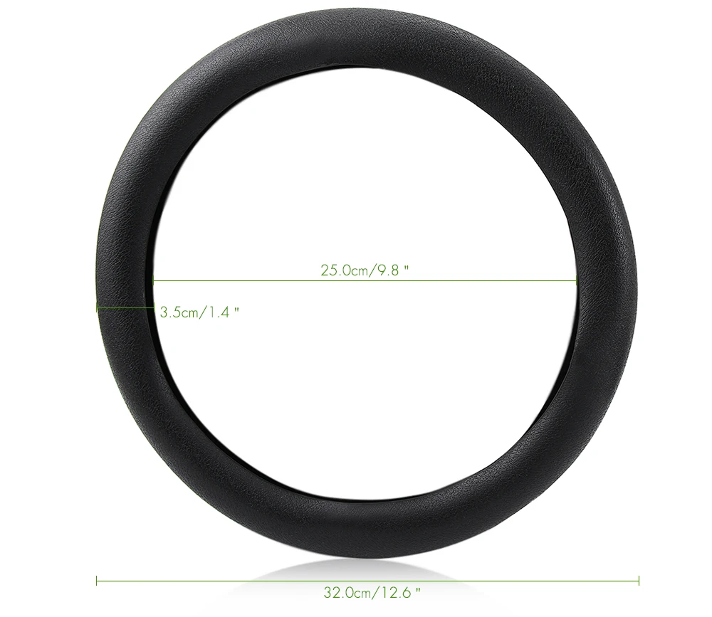 

Silicone Steering Wheel Cover Shell Skidproof Odorless Eco Friendly For Ford Focus 2 3 4 Mondeo Fusion Kuga Ecosport Fiesta
