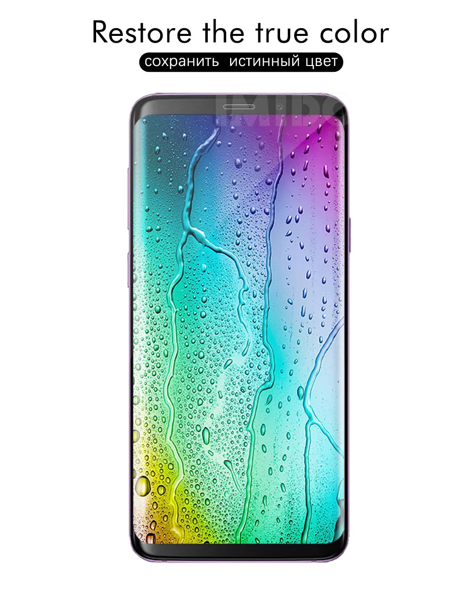 Soft film For Samsung Galaxy S10 Plus Soft TPU Front Full Cover S8 S9 Plus Note 8 9 Screen Protector Transparent Protective Film + Clean Tools 7