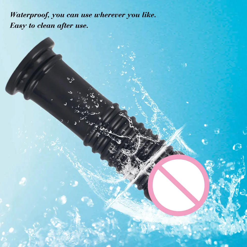 Lovetoy Super Big Dildo 8 inches Long King-Sized Black Dick Anal Plug Shocker Huge Penis PVC Sucker Sex Toys For Women Men Gay