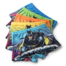 5 шт./компл. Высокое качество мультфильм Бэтмен Нижнее Бельё для детей кальсоны в Для детей от 2 до 8 лет