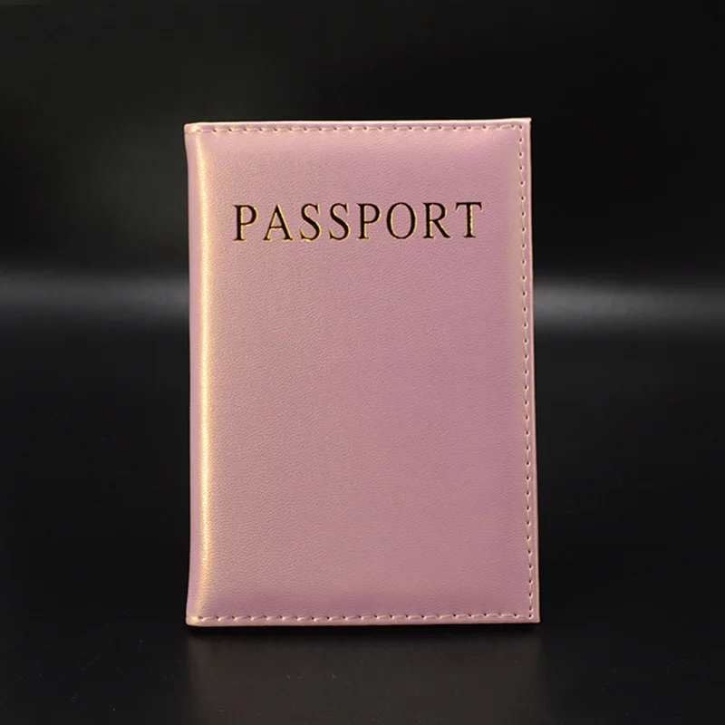 Горячая Милая Обложка для паспорта женская розовая Обложка для паспорта США дорожные Чехлы для паспорта для девочек Обложка для паспорта чехол - Цвет: Розовый