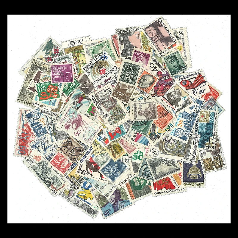 

Czechoslovakia 270 pcs / lot Different Postage Stamps With Post Mark For Collection