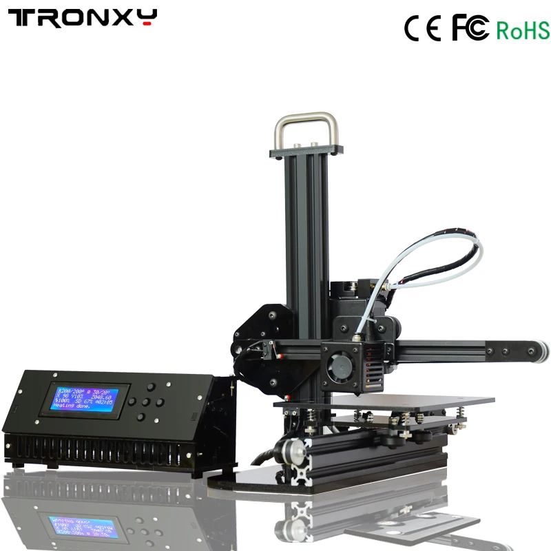High Quality Mini DIY 3D Printer Desktop Portable for beginner build size 150*150*150mm CE FCC RoHS certifiction LCD 8GB SD free