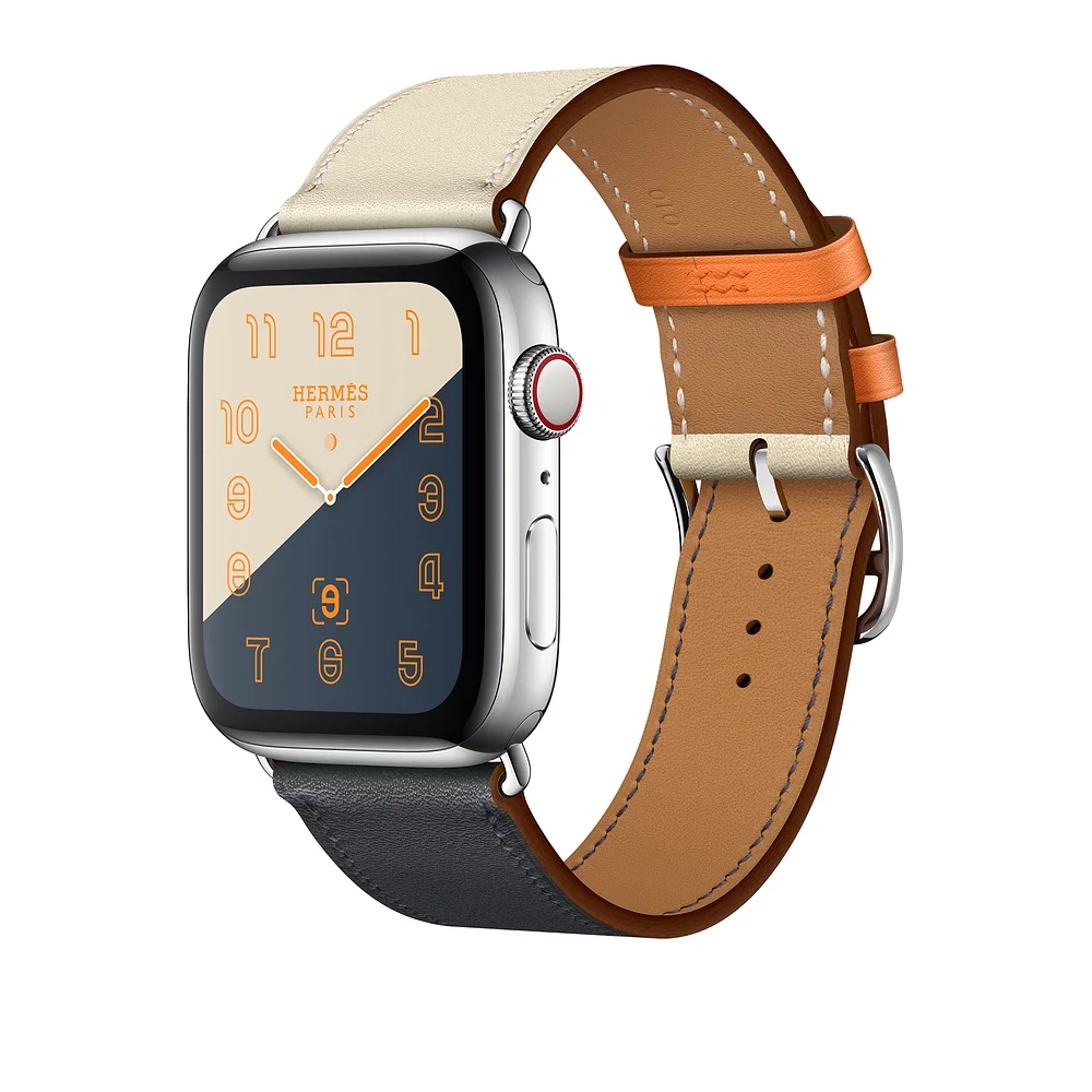 Хохлатая один тур кожаный ремешок для наручных часов Apple Watch, версии 5 4 44 мм 40 мм браслет наручных часов iwatch серии 3/2/1, 42 мм, 38 мм, версия кабели зарядных устройств с поясом