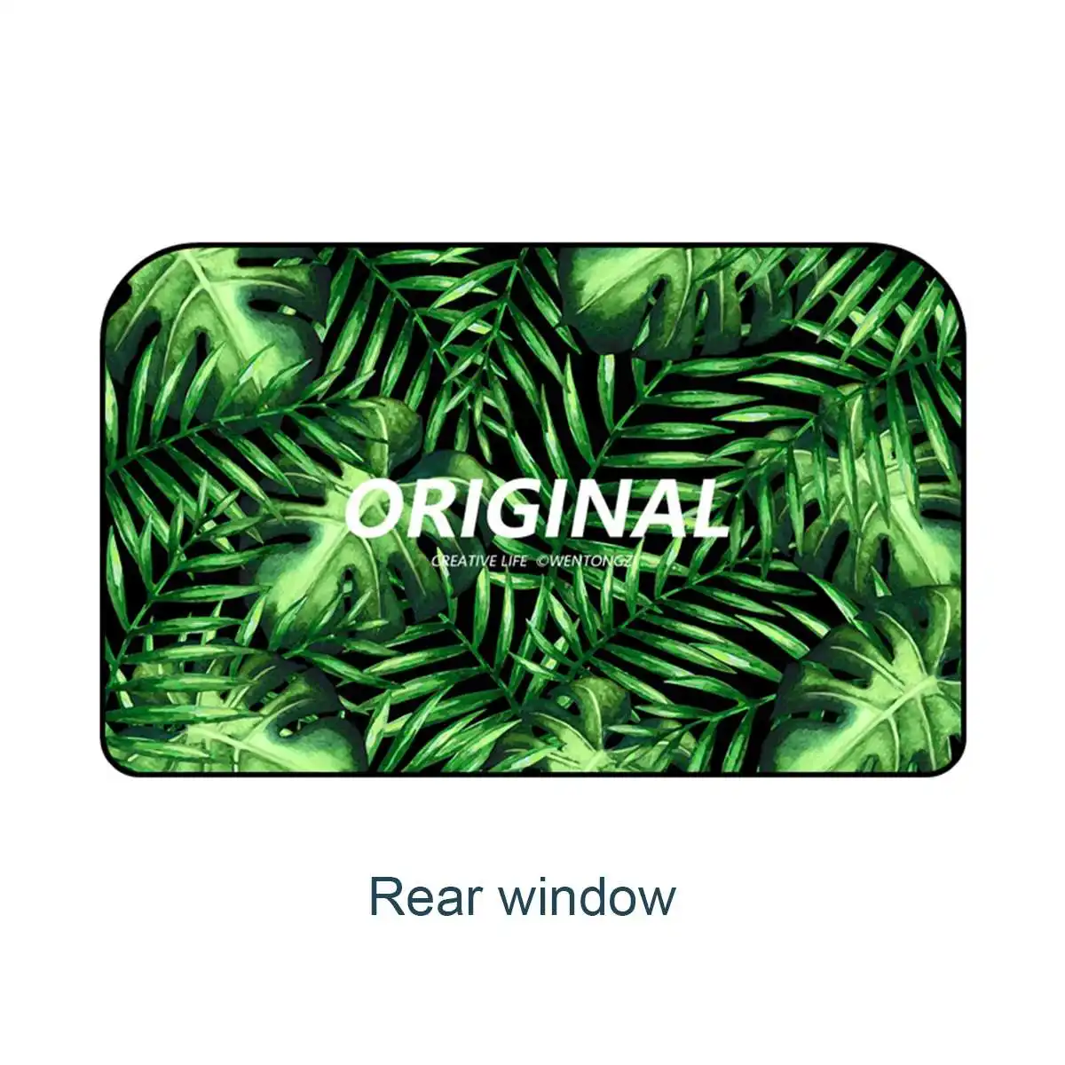 Магнитные боковые оконные шторы, Автомобильная крышка, занавеска от солнца, автомобильный Декор автомобиля по мотивам мультфильма, заднее переднее окно, защита для ребенка - Цвет: Rainforest Rear