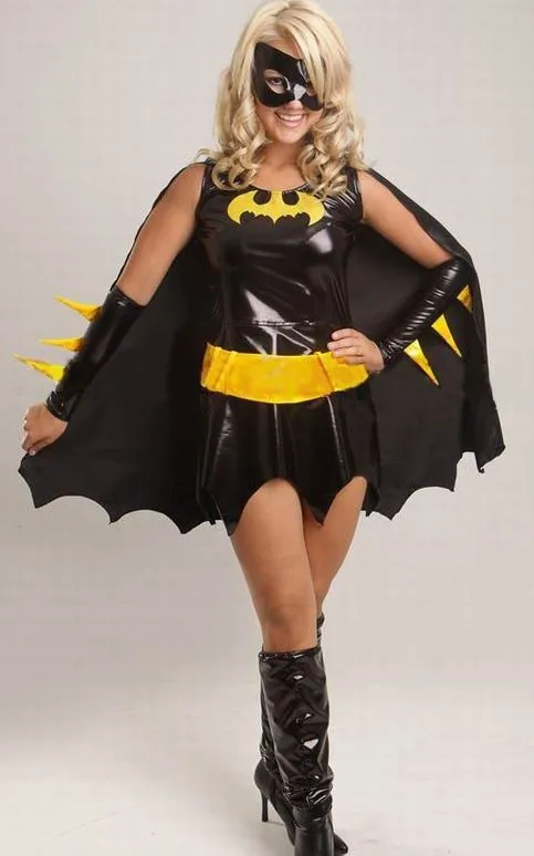 Самая дешевая цена Batgirl красивый наряд супергероя костюм 3S1240 костюмы на Хэллоуин для женщин