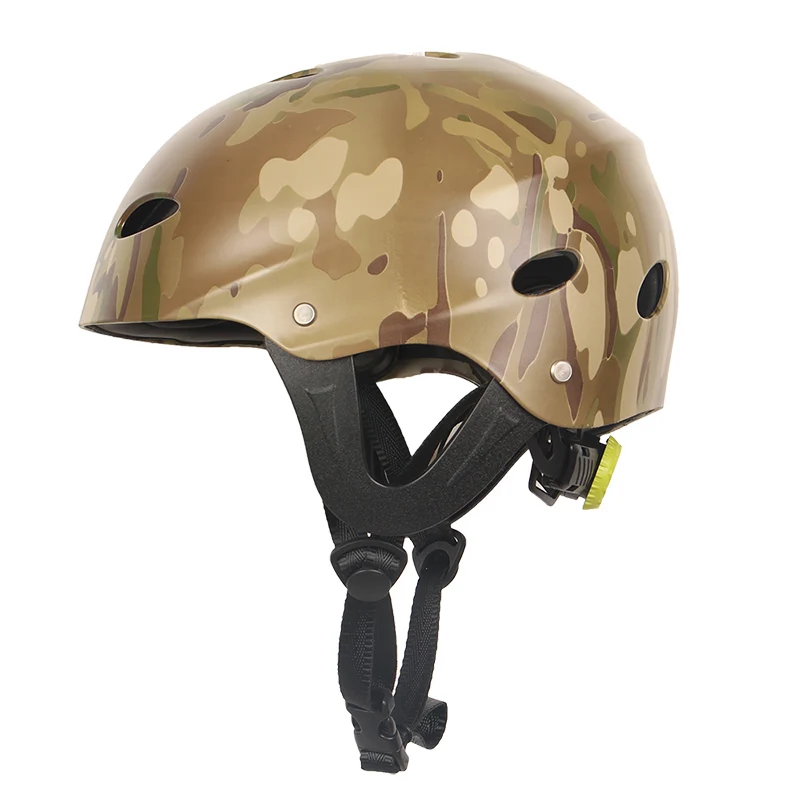 Goexplore المياه خوذة الرجال ABS القوارب قوارب الكاياك الأسطوانة التزلج تسلق الجبال الصخرية المياه أدوات رياضية الرياضة خوذة الكبار