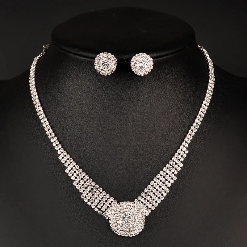 SOXY Bridal Jewelry Set Female Costume Jewelry Sets Earrings With