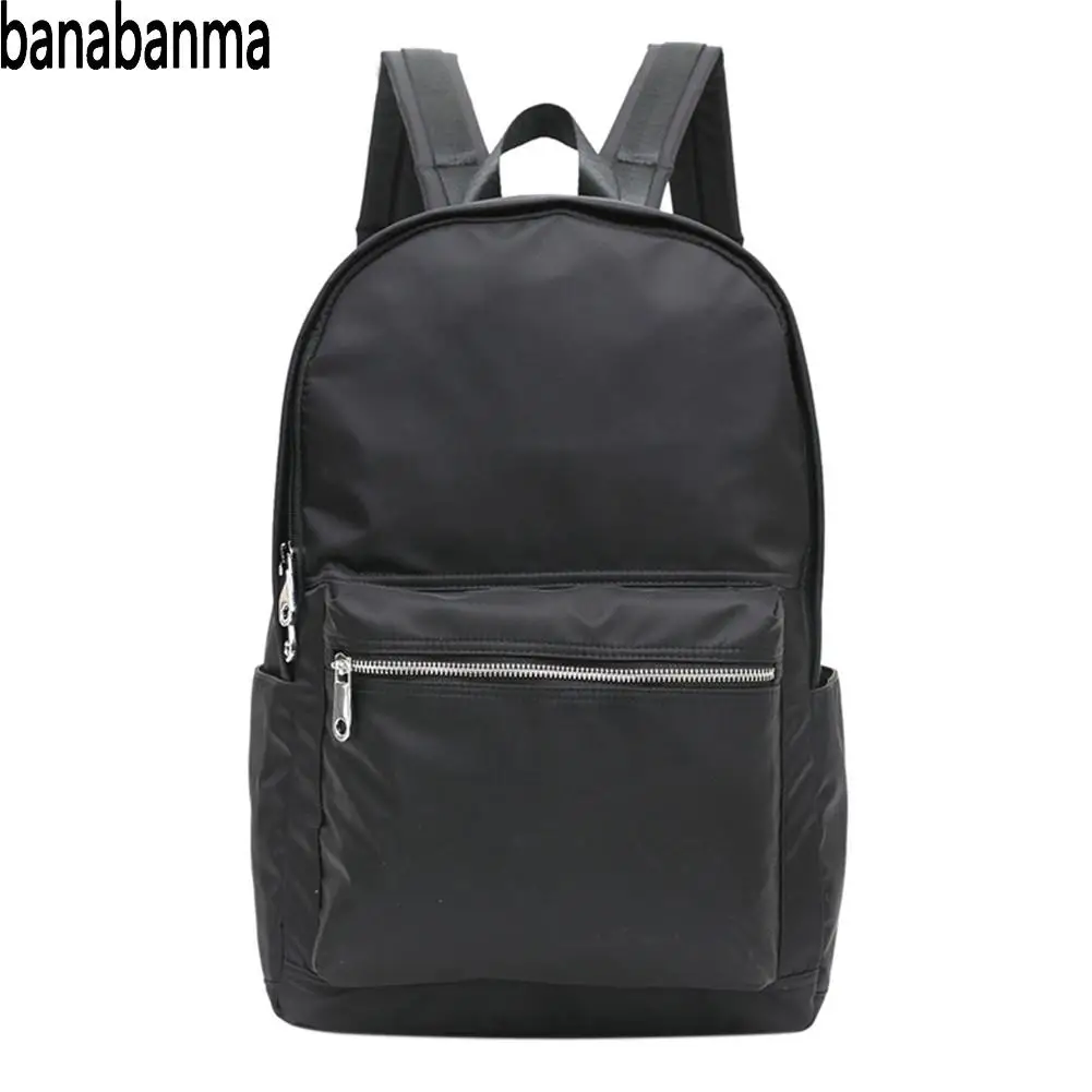 Banabanma Nylon Backpack Stylish Fashionable Bag Casual Large Capacity