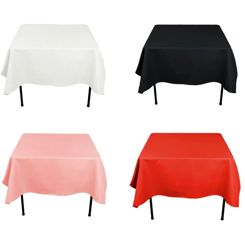 Satin Seamless Rectangle Tablecloth Wedding Party Banquet Rest. 90x156 in 