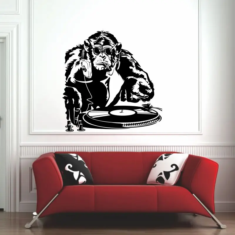 CHM personalizado de pared vinilo la nombre las animal decoracion pegatinas роспись картель caliente|Наклейки на стену|