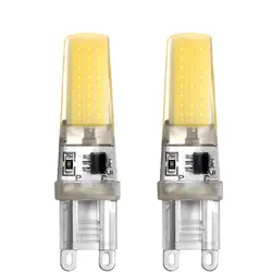 Светодиодный G9 Лампа AC 220 230 240 5 Вт COB SMD светодиодные осветительные приборы заменить галогенные Прожектор люстра