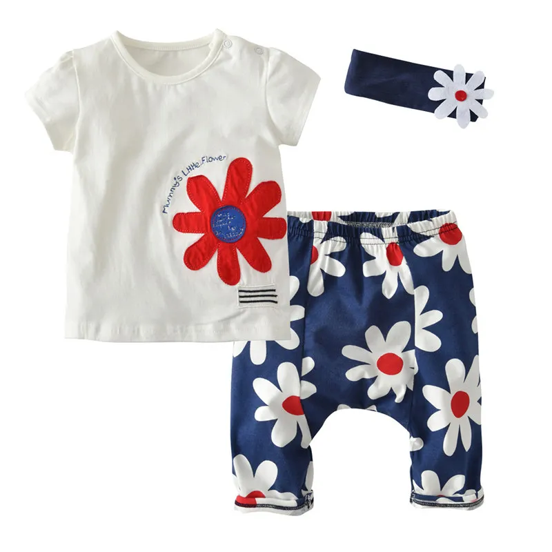 

Floral 3pcs Summer Baby's Set Toddler Girl Clothing Set
