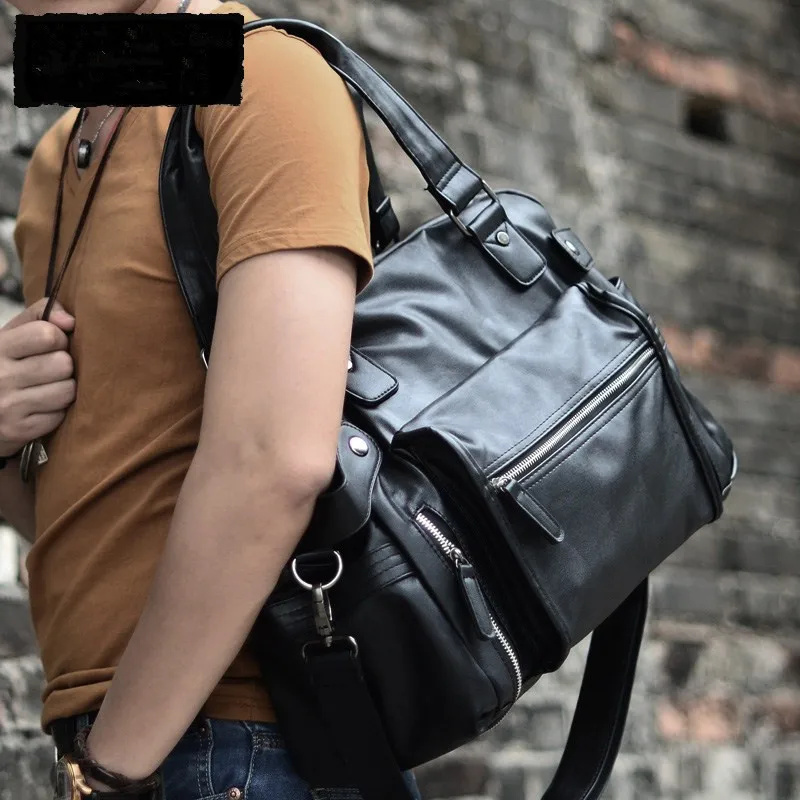 genuíno pu bolsa ocasional homens Ocasião : Versátil