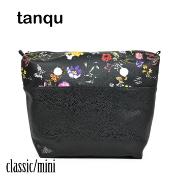 

tanqu Leather Inner Pocket Lining for Obag EVA O BAG Classic Mini Flower Combined Solid PU Waterproof Insert Women Handbag