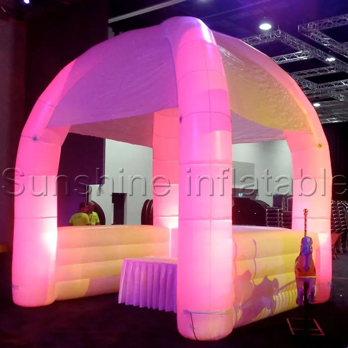 

2016 hot outdoor inflatable party tent, inflatable bar , inflatable pub with led lights
