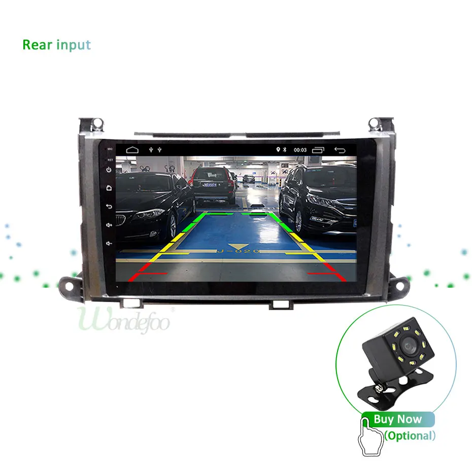 Top Android 9.0 DSP 4G RAM 64G Car GPS for Toyota Sienna Navigation Stereos IPS Touch Screen AUDIO Receiver NO DVD player Head Unit 26